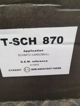 Kotouče návěs SCHMITZ - 2