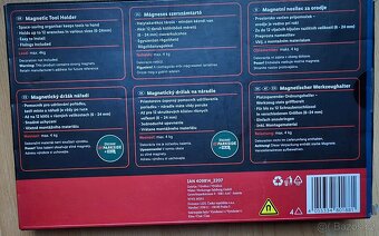 Parkside magnetický držák nářadí – nový, originál balení - 2