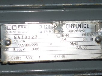 elektromotor  380V/1,1kw/2840ot. - 2