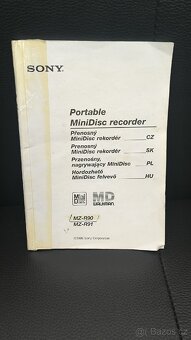 Sony MZ-R90 minidisc - 2