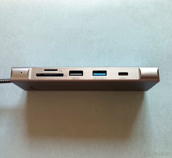 USB-C 100W PD M.2 NVMe dock SD/TF card reader USB 3.0 hub - 2