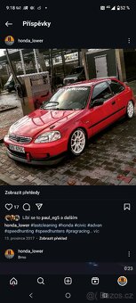 Podnárazník/lip civic - 2
