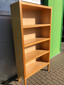 Dřevěná knihovna typu IKEA Billy Hemnes Kalax Pevná stabilní - 2