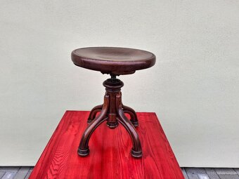 Secesní klavirní stolička THONET - 2