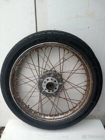 Prodám drátová kola na moto z osmdesátých let - 2