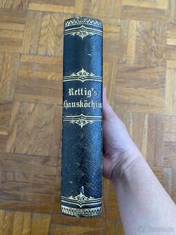 Rettigs Hauskochin / Kuchařka Rettigové, rok 1888 - 2