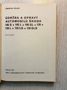 Škoda 105 120 údržba a opravy 1982 - 2