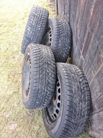 Plechové disky + zimními pneu 205/55 R16 Volkswagen Scirocco - 2