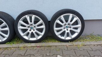 Alu kola 5x112 r18 Zenith originál Škoda Octavia rs II - 2