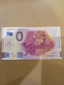 0 euro souvenir Peter Pan - pouze 1000 kusů těchto bankovek - 2