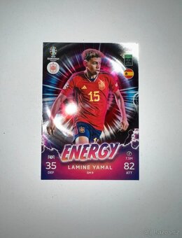 EURO2024 kartičky s Energy kartou L.Yamala - 2