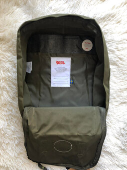 Nový batoh Fjällräven Kanken military s ozdobnými prvky - 2
