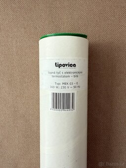 Topná tyč s elektronickým termostatem 300W bílá - 2