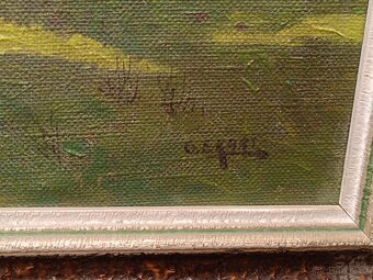 Obraz Augustin Josef Ekart, olej 54x69 - 2