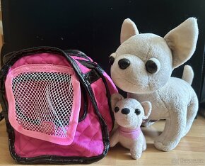 Plyšový pes Chi Chi Love v kabelce - 2