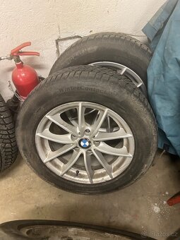Alu kola BMW 5x120 r17 + zimní pneu 225/60 R17 - 2
