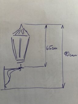 Lampy starožitné, venkovní - 2