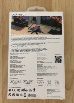 Nový hub/dokovací stanice s bezdrátovou nabíječkou - 2