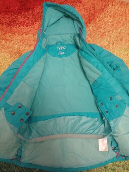 Modrá zimní bunda vel. 146 - 152 - 2