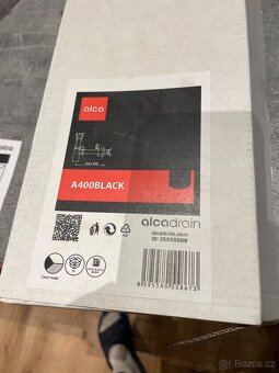 Designový sifon, černá mat A400BLACK NOVÝ - 2