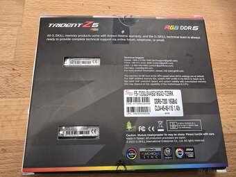 DDR5 32GB 7200MHz CL34 G.Skill Trident Z5 Neo RGB Black - 2