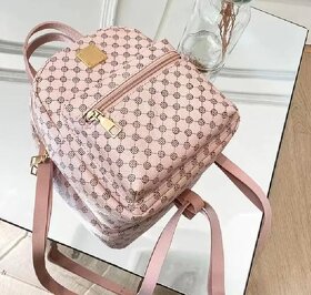 Nový růžový mini batoh - 2