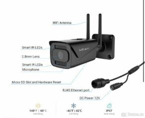 Wifi IP kamera 4k brillcam - 2