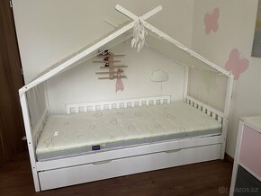 Domečková postel s přistýlkou Tipi - 2