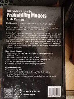 Nabízím knihu Probability Models - 2