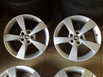 alu kola 5x100 r16 original škoda - 2