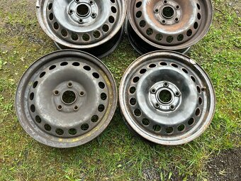 4 ks plechových disků VW, Škoda 15" 5x112 et47 - 2