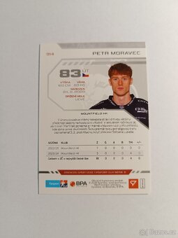 Hokejová kartička ELH Tipsport Petr Moravec - 2