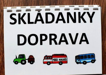 2x skládanka - doprava a zvířata - 2