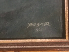 NABÍZÍM ORIGINÁL OBRAZ OD J. KOSEJKA Z ROKU 1936 - 2