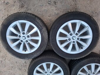 Alu kola 16" Škoda Minoris 5x112 pneu 205/55R16 - 2