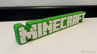 3d tisk logo minecraft - 2