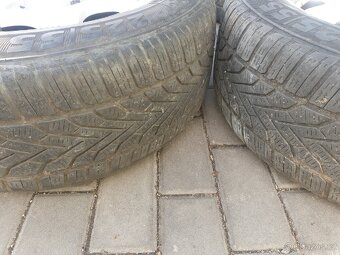 sada Alu disků Mercedes Benz W211, zimní pneu 225/55/R16 - 2
