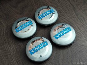 Středové krytky/pokličky - Volvo 64mm stříbrné - 2