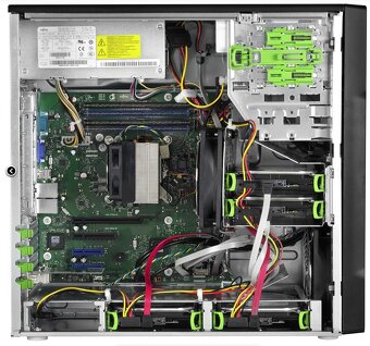 Fujitsu PRIMERGY TX100 S3p (Xeon, 8GB RAM, 6TB HDD, SSD) - 2