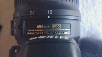 Prodám fotoaparát digitální Nikon 3200,a objektiv novy - 2