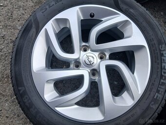 Prodám sadu Orig ALU kol Opel 195/60R16 letní - 2