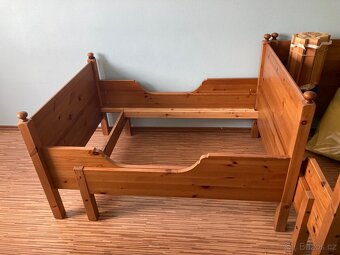 Prodej POSTEL rostoucí - Ikea Leksvik včetně roštů - 2