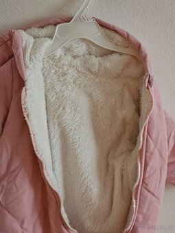 Luxusní Teplá Zimní Kombinéza velikost 80 9-12 měsícu - 2