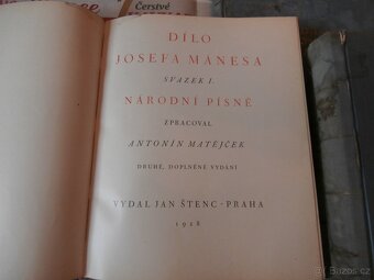 Dílo Josefa Mánesa svazek I.-IV. - 2
