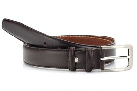 Pánský kožený opasek M3555 o šířce 3,5 cm - 2