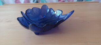 Skleněný modrý list na cokoliv - 2