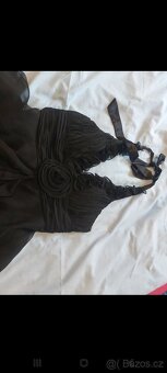 Černé společenské šaty XL - 2