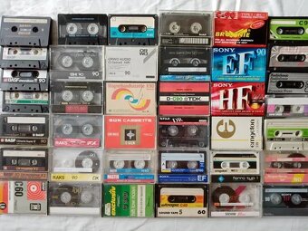 Nove foto 3.11. málo použitych 590 MC kazet od 9 Kč - 2