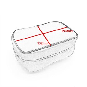 Zadní koženková taška na trial, enduro - 2