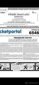 4 Tenoři Vánoční přání 6.12. O2 Arena - 2